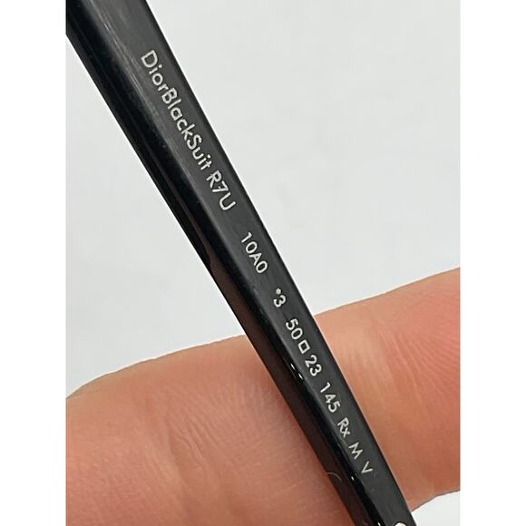 Christian Dior Black Suit R7U Sunglasses-Black/Silver